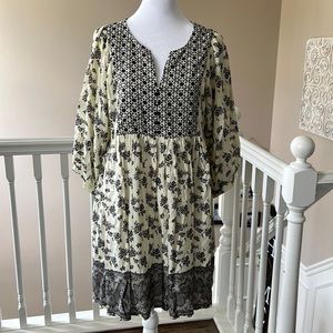 Boutique floral peasant dress